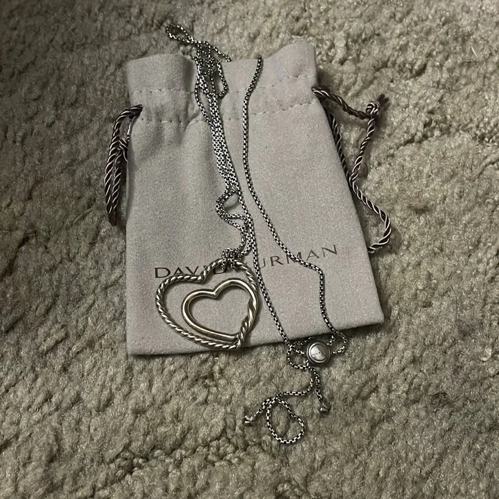 David Yurman Heart Necklace - Picture 1 of 6